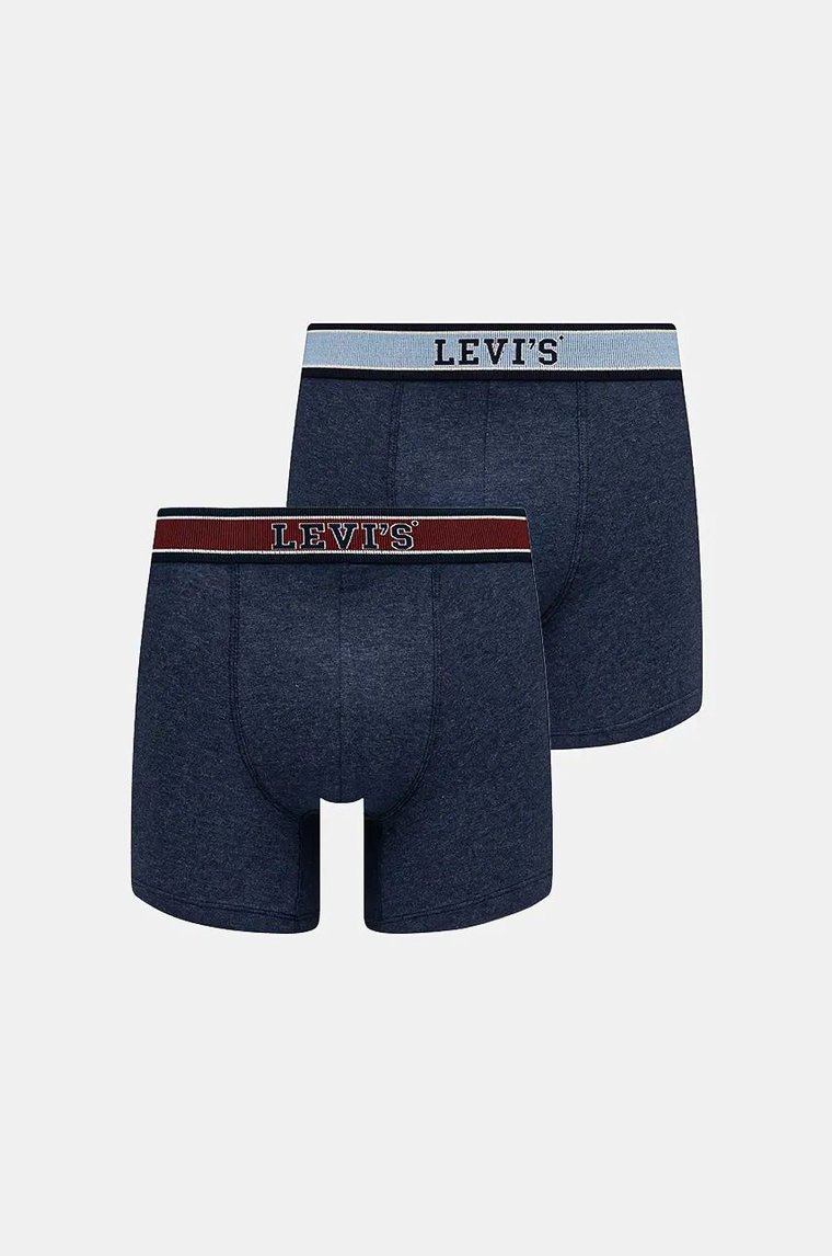 Levi's bokserki 2-pack męskie kolor granatowy 37149-1020