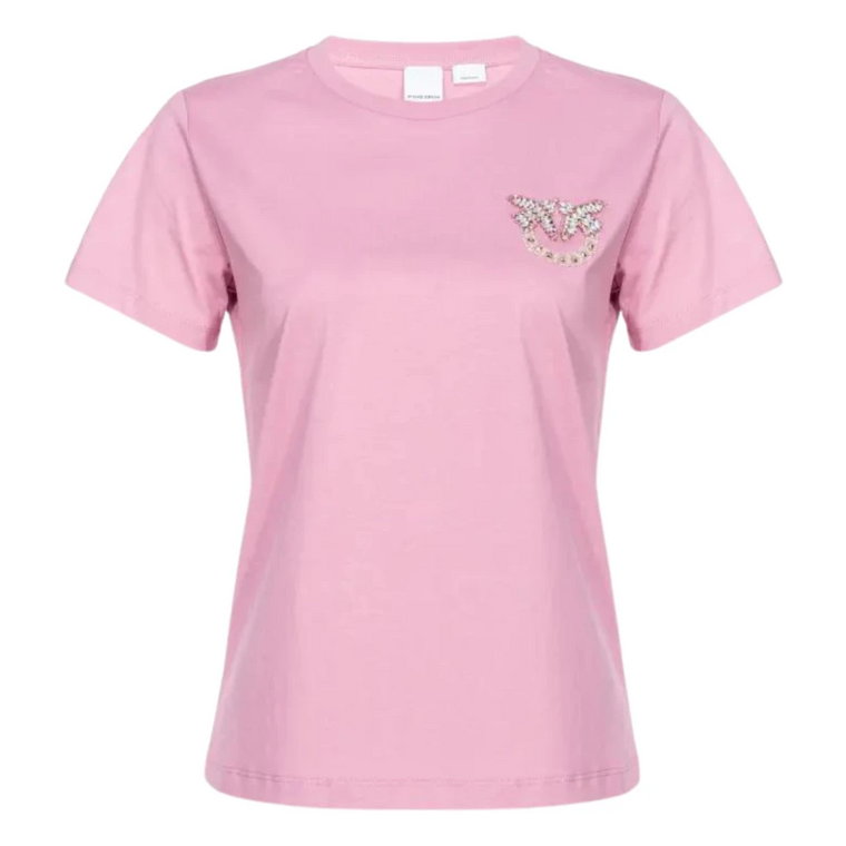 Stylowe różowe koszulki i pola Pinko