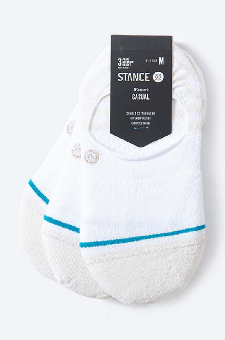 Stance skarpetki Sensible Two 3-pack kolor biały W145A20SEN-WHT