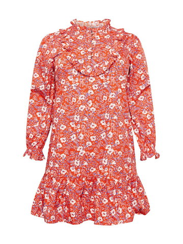 GLAMOROUS CURVE Sukienka koszulowa  beżowy / indygo / pomarańczowy / biały