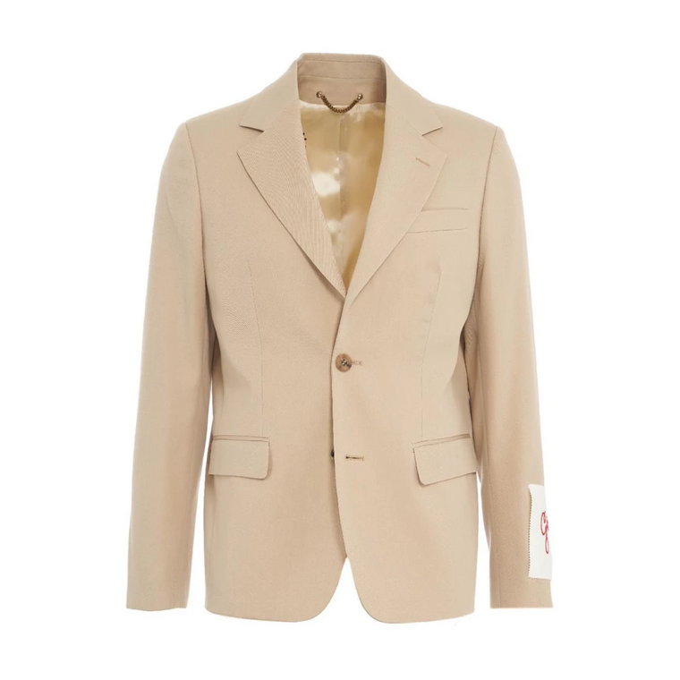 Beige Blazer Milano - Odzież męska Golden Goose