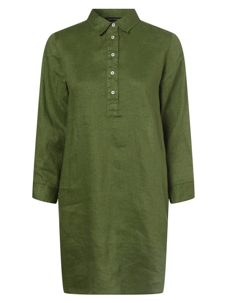 Franco Callegari - Damska bluzka lniana, zielony