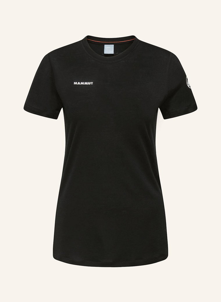 Mammut T-Shirt Tree Wool Z Wełną Merino schwarz