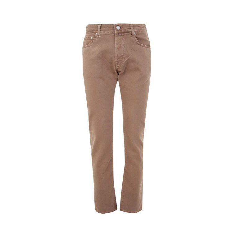 Beige Regular Slim Fit Denim Jacob Cohën