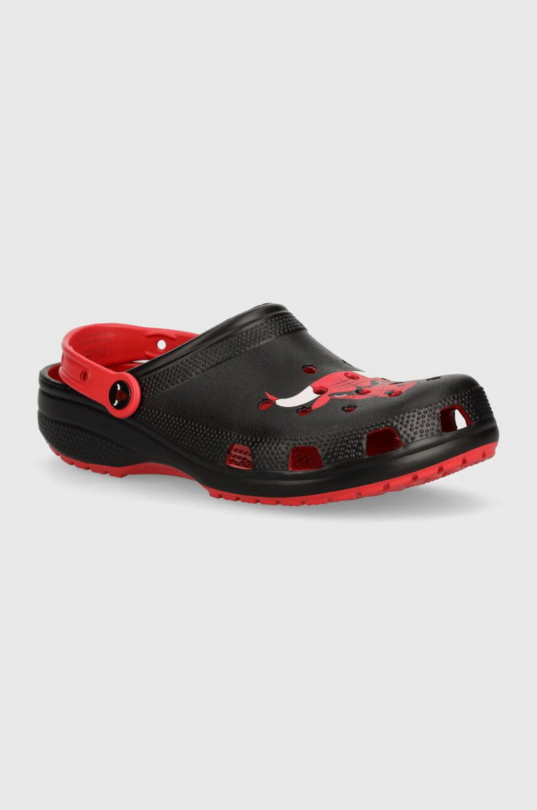 Crocs klapki Nba Chicago Bulls Classic Clog męskie kolor czarny 209441