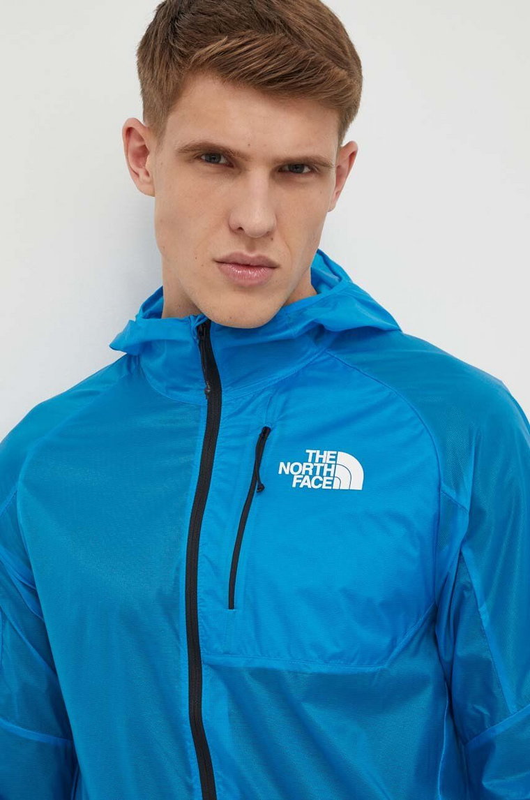 The North Face wiatrówka Windstream Shell kolor niebieski NF0A87GTRI31