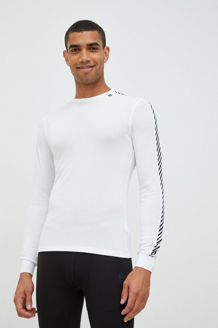 Helly Hansen longsleeve funkcyjny kolor biały