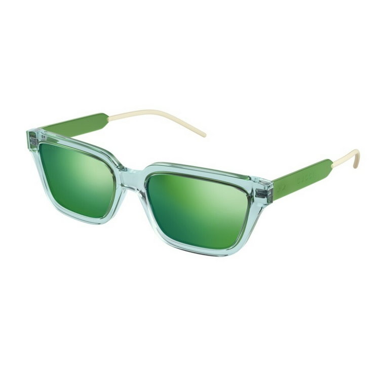 Stylowe Zielone Okulary Przeciwsłoneczne Gucci