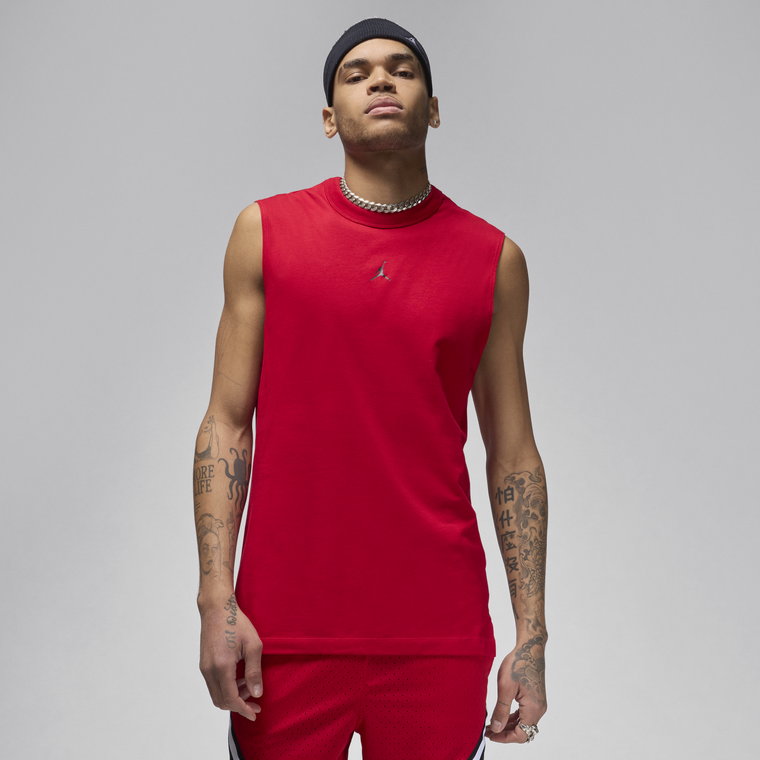 Męska koszulka bez rękawów Dri-FIT Jordan Sport - Czerń