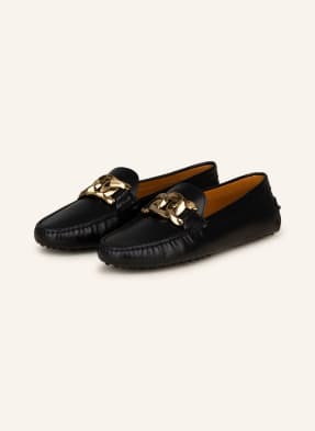 Tod's Mokasyny Gommini schwarz