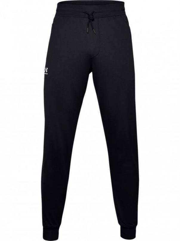 Męskie spodnie treningowe UNDER ARMOUR SPORTSTYLE TRICOT JOGGER - czarne