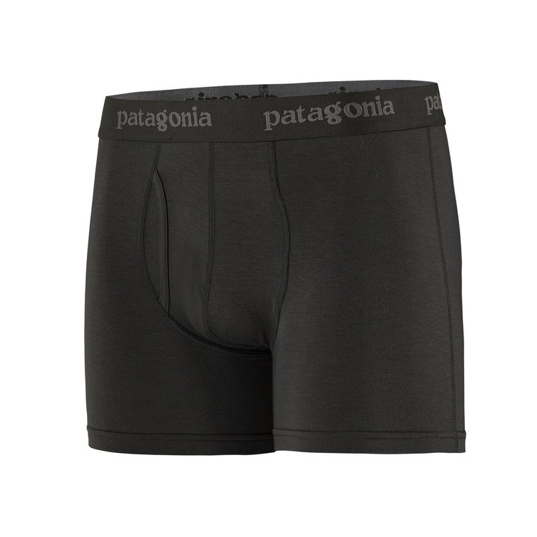 Męskie bokserki termoaktywne Patagonia Essential Boxer Briefs 3" black - XL