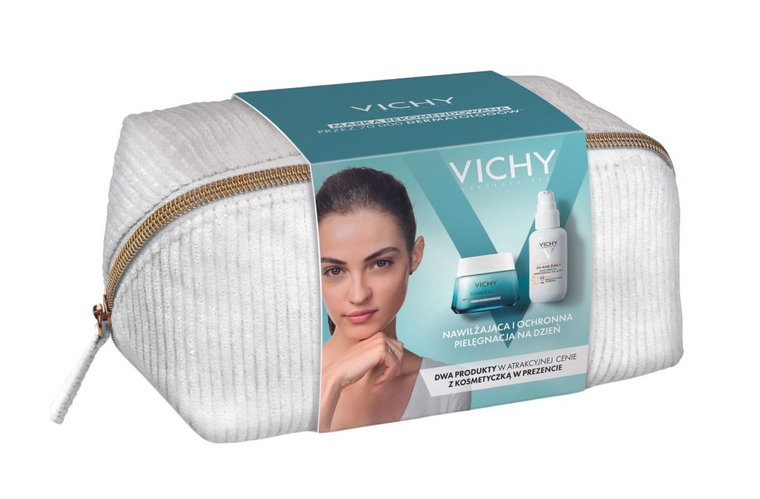 Vichy Mineral 89+Capital Soleil UV-Age Daily Fluid SPF50+ - Zestaw ( Krem lekki 50ml +  SPF50+ 40ml)