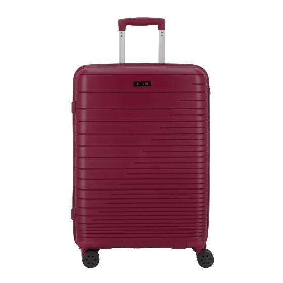 d&n Travel Line 4600 4 kółka Walizka M 65 cm wine red