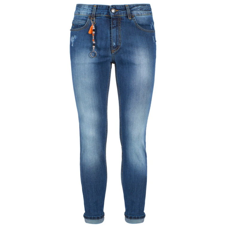 Męskie Slim Fit Jeansy Denim YES ZEE