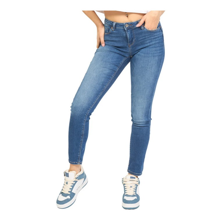 Ciemnoniebieskie Jeansy Skinny Fracomina