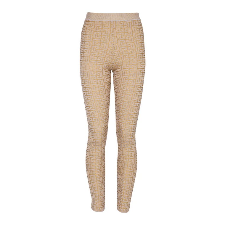 PB Labyrinth dzianinowe legginsy Balmain