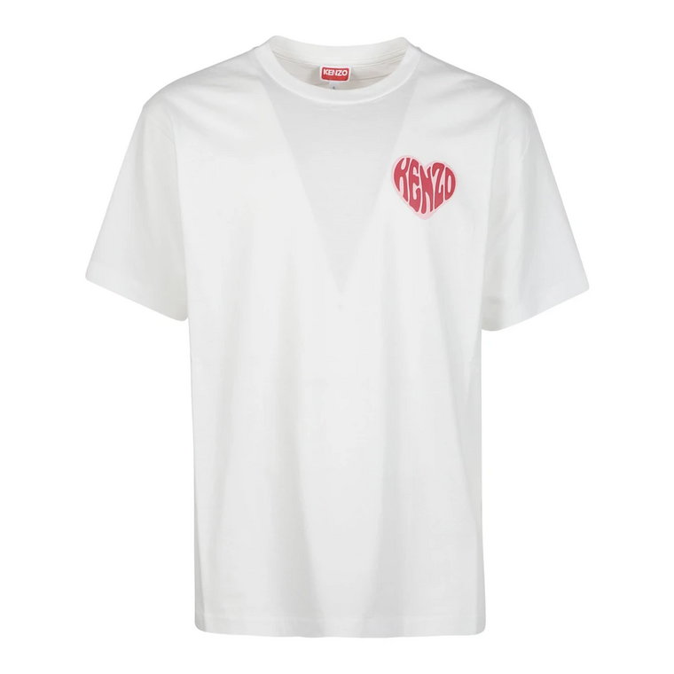 Nowoczesny Hearts Oversize T-Shirt Kenzo