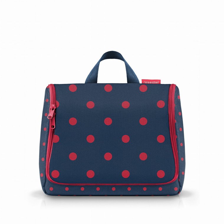 Kosmetyczka TOILETBAG XL, mixed dots red, Reisenthel