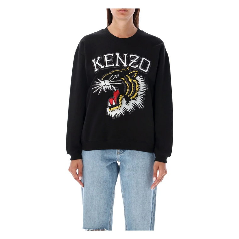 Czarny Sweter Tiger Fleece Varsity Kenzo