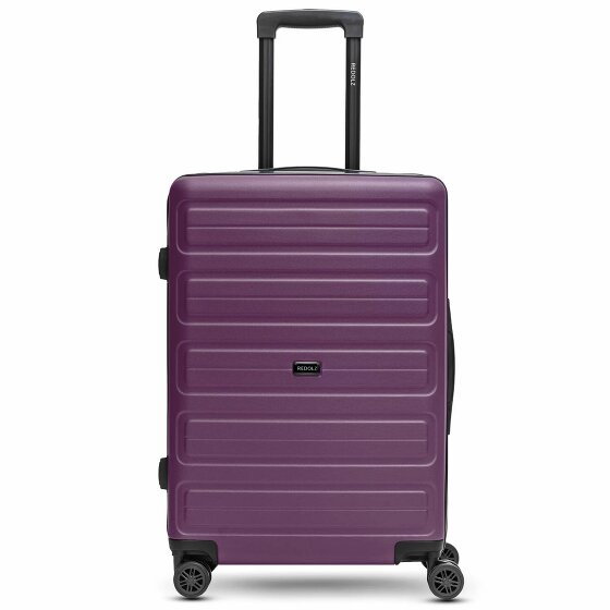 Redolz Essentials 08 MEDIUM 4 kółka Walizka 67 cm purple