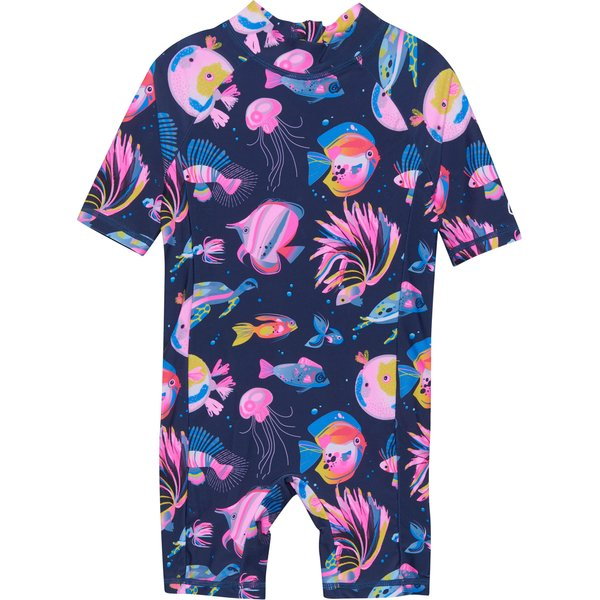 Kombinezon kąpielowy juniorski Baby Suit S/S AOP Color Kids