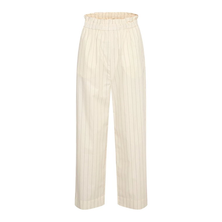 Vanilla Stripes Spodnie o prostych nogawkach InWear