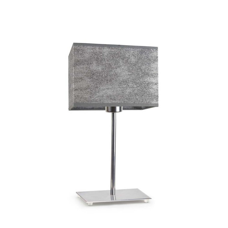 Lampka nocna LYSNE Amalfi, 60 W, E27, beton/chrom, 40x20 cm