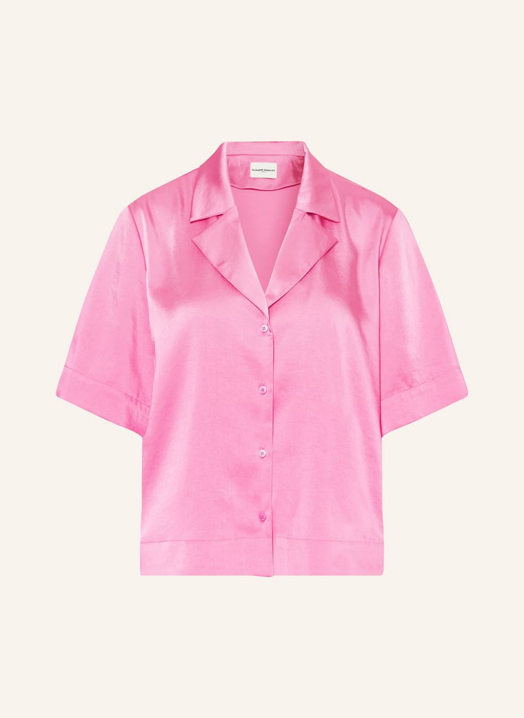 Claudie Pierlot Bluzka Satynowa pink