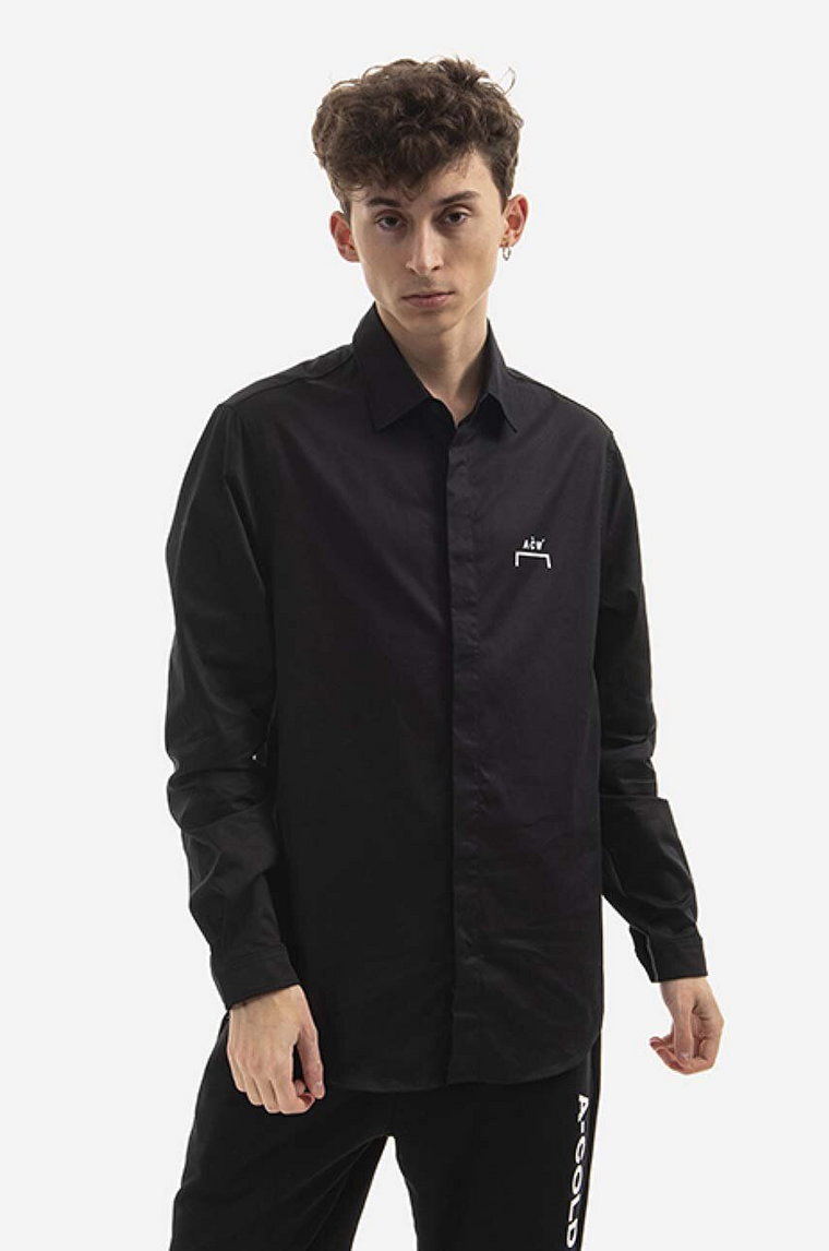 A-COLD-WALL* koszula bawełniana Shirt Cotton Twill kolor czarny ACWMSH053.-WHITE