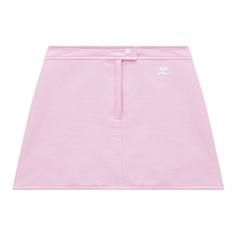 Różowa Mini Spódnica Courrèges
