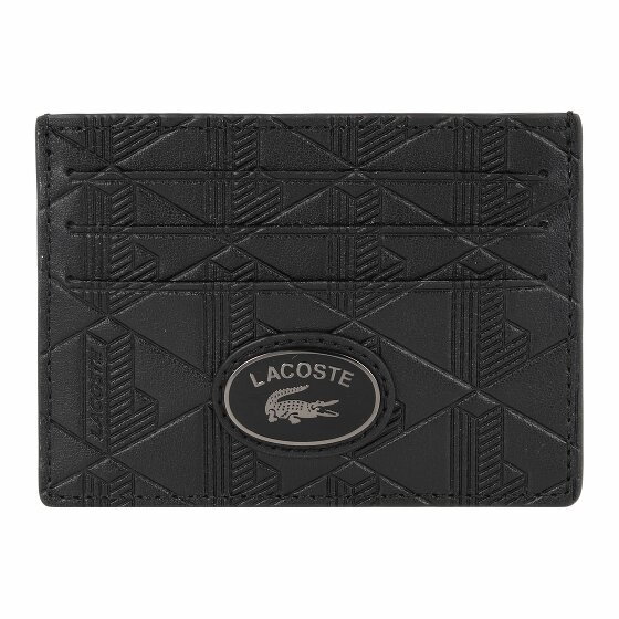 Lacoste Money Pieces Etui na karty kredytowe Ochrona RFID Skórzany 10 cm noir