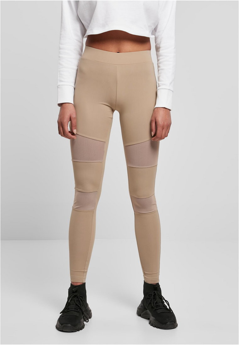 Spodnie Legginsy Damskie Brązowe Urban Classics TB1174