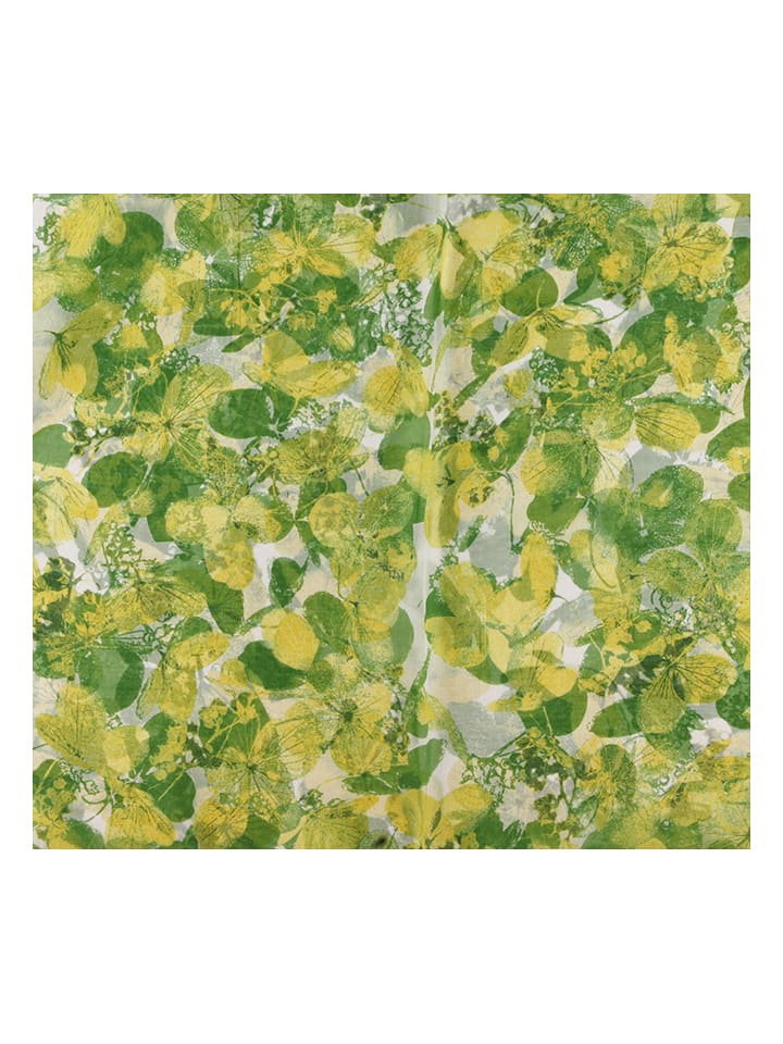 Made in Silk Jedwabny szal w kolorze zielonym - 190 x 110 cm