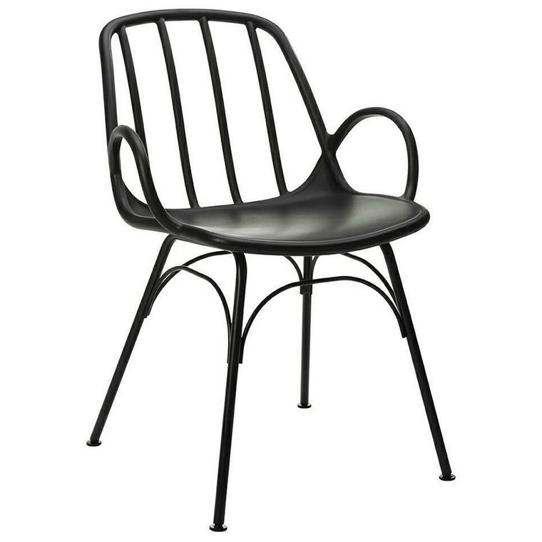 Krzesło CASTERIA czarne - polipropylen kod: 313-CPP
