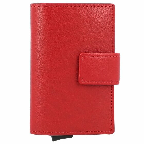 Maître Etui na karty kredytowe F3 c-three RFID skóra 6,5 cm red