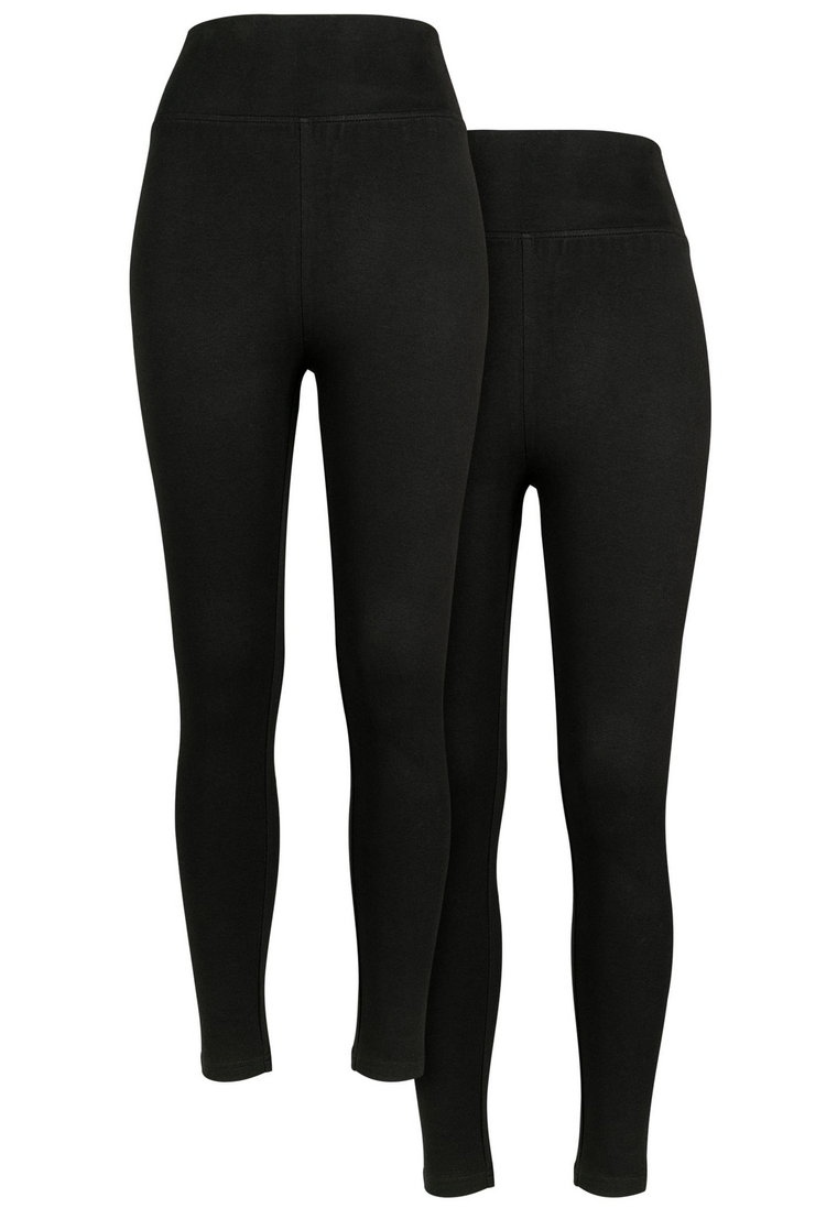 Spodnie Legginsy Damskie Czarne Urban Classics TB2633A