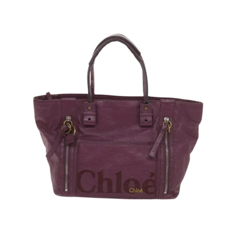 Pre-owned Leather handbags Chloé Pre-owned