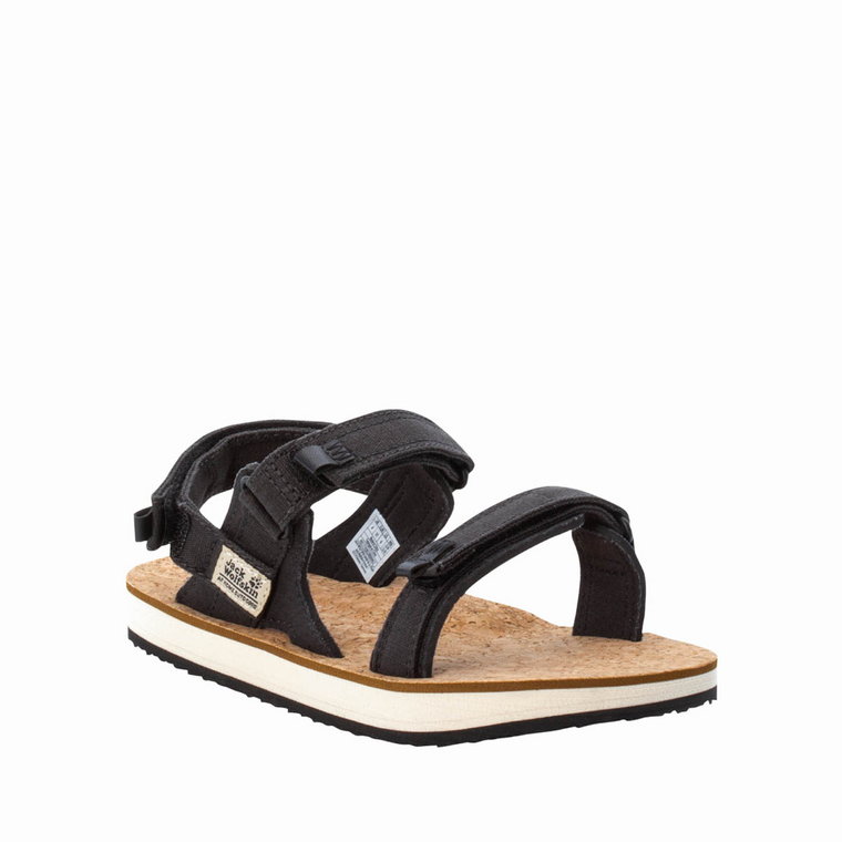 Sandały damskie Jack Wolfskin ECOSTRIDE 2 SANDAL W phantom / cork - 37