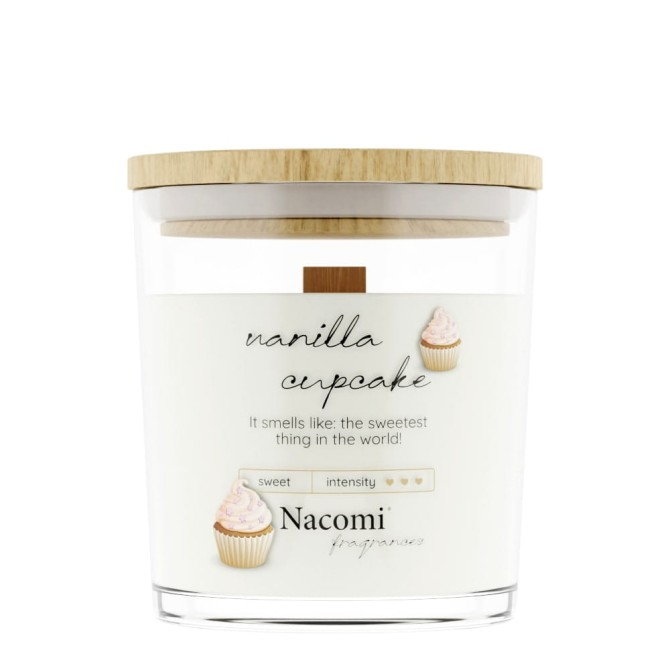 Nacomi Świeca sojowa Vanilla Cupcake 140g