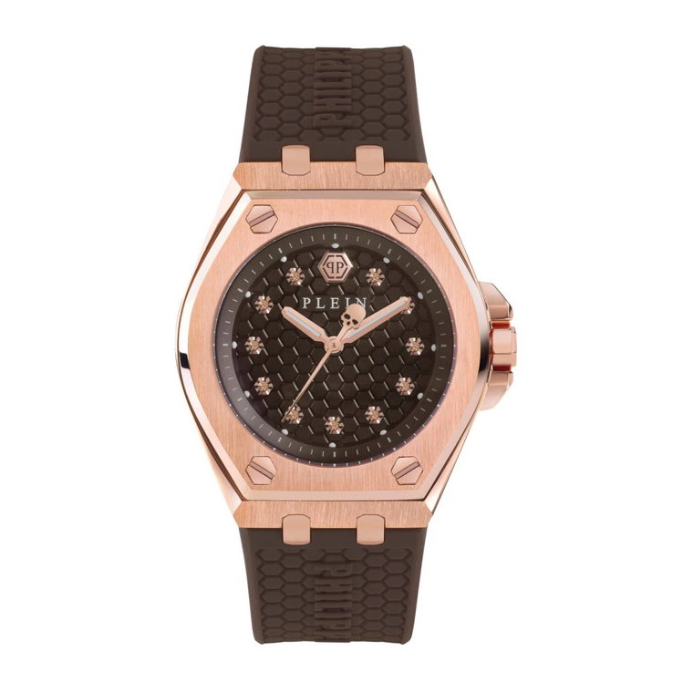 Zegarek z kryształami w kolorze różowego złota Philipp Plein