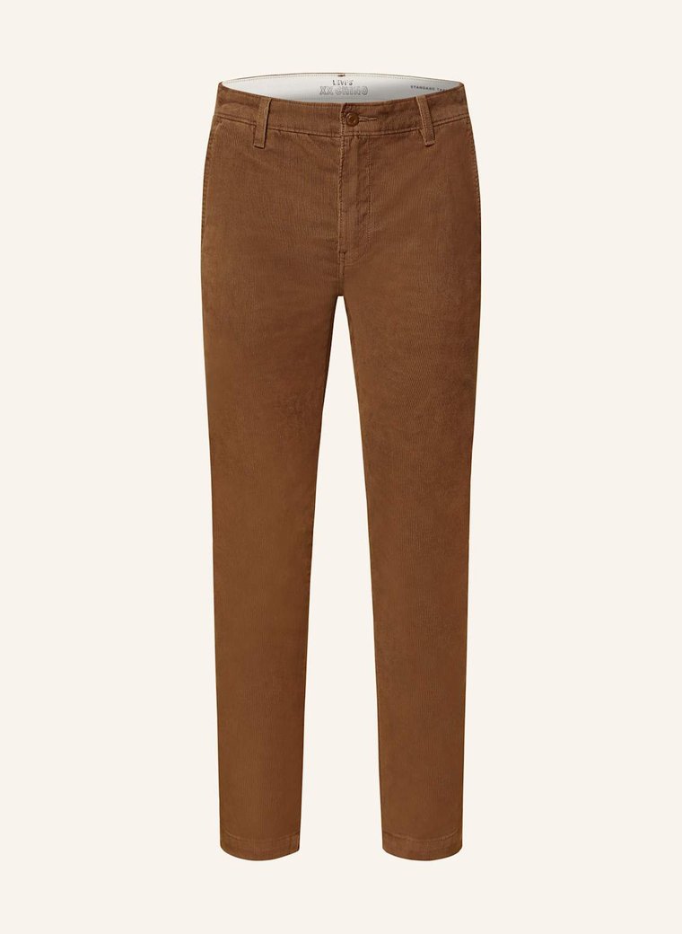 Levi's Spodnie Sztruksowe Regular Fit braun