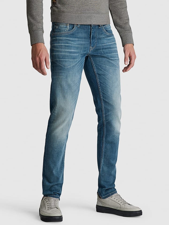 PME Legend Dżinsy "XV" - Tapered fit - w kolorze niebieskim