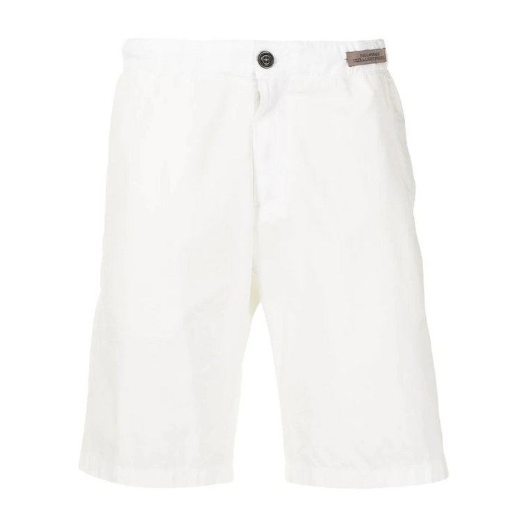 Spodnie krótkie casual, 965 białe Bermudy Paul & Shark
