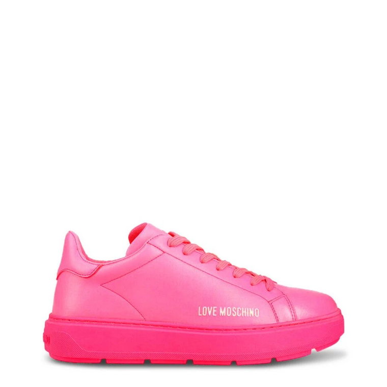 Różowe Sneakersy Ja15304G1Gid0 Love Moschino