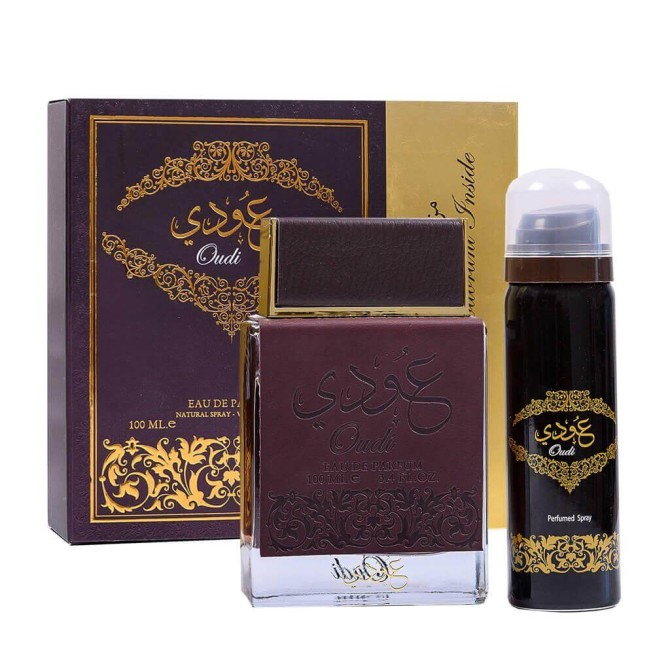 Ard al Zaafaran Oudi zestaw woda perfumowana spray 100ml + dezodorant spray 50ml