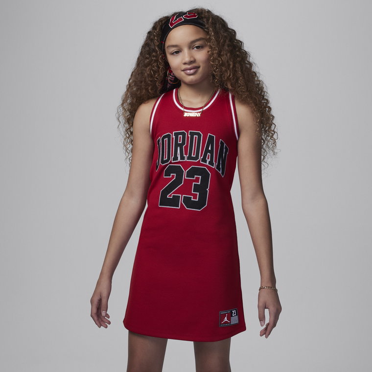 Sukienka dla dużych dzieci Jordan 23 Jersey - Czerwony