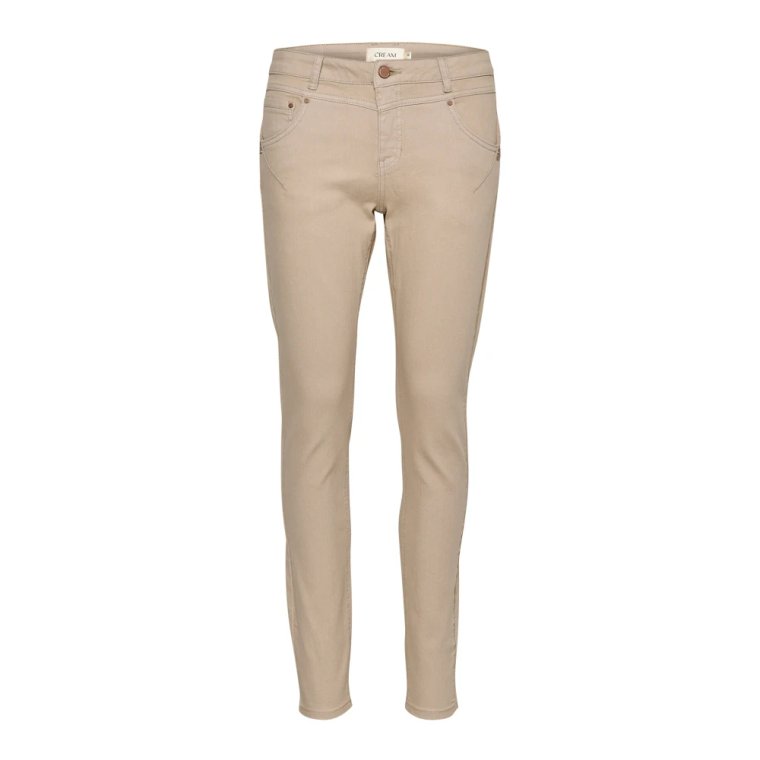 Twill Jeans - Shape F Feather Gray Cream