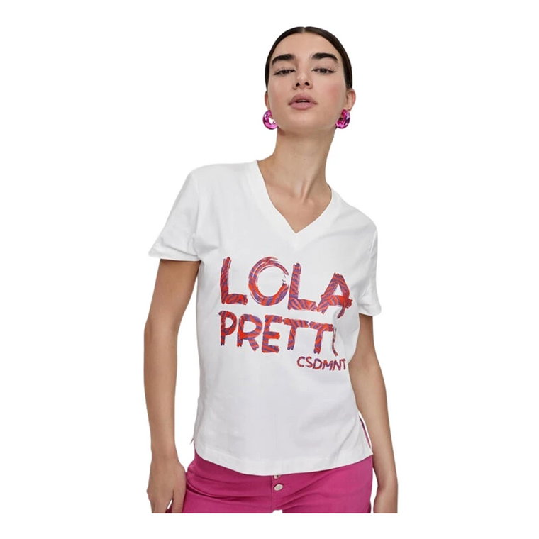Biała Koszulka Damska Lola Casademunt