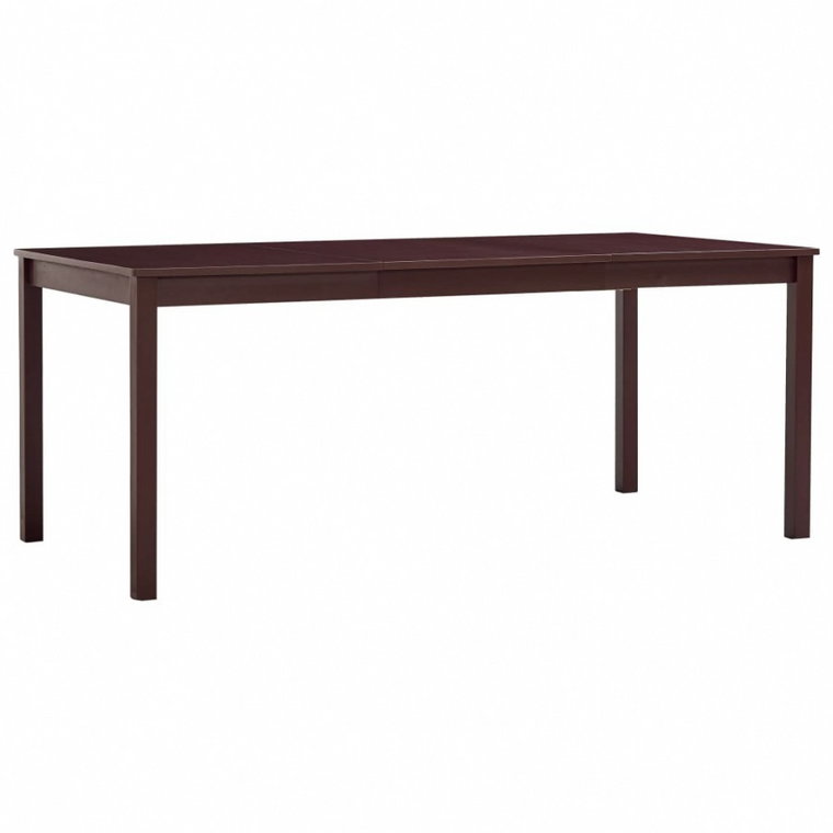 Stół do jadalni, ciemnobrązowy, 180x90x73 cm, drewno sosnowe kod: V-283407